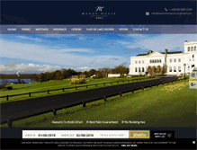 Tablet Screenshot of manorhousecountryhotel.com
